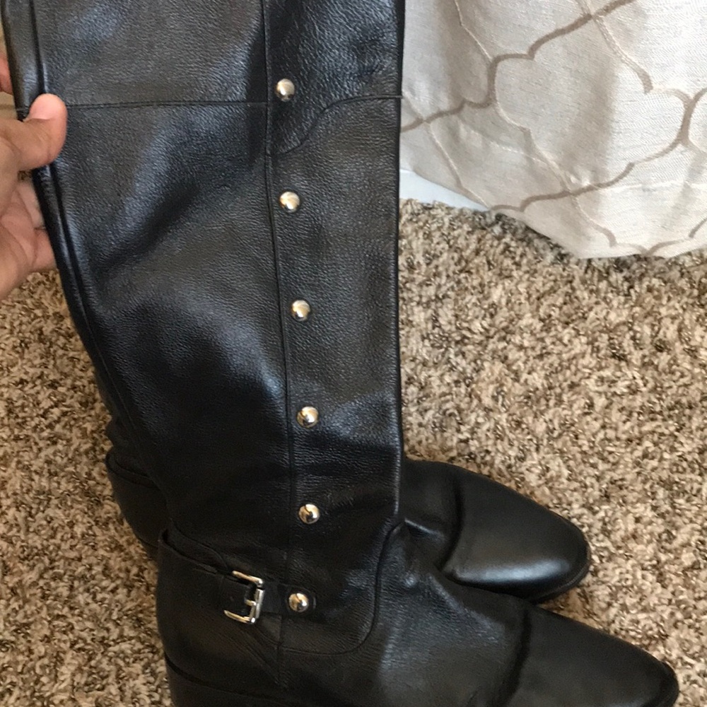 Black high MK boots